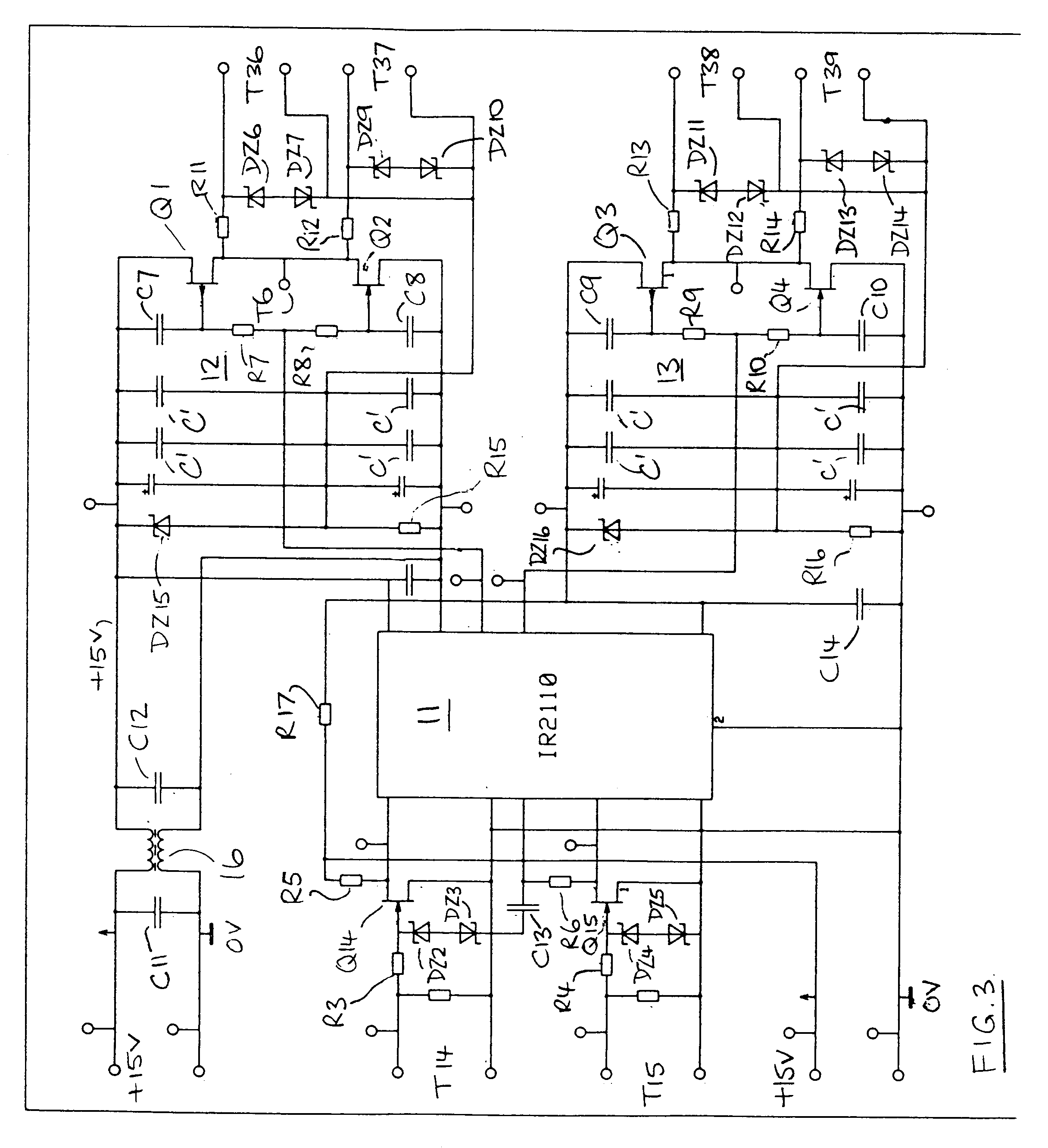 ir2110 mosfet driver circuit diagram